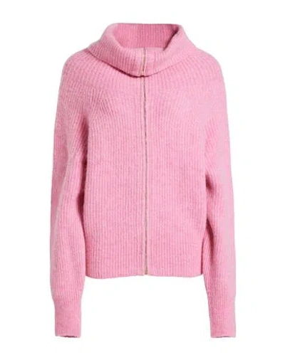 Maje Woman Cardigan Pink Size 2 Polyamide, Wool, Acrylic, Alpaca Wool, Elastane