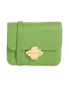 Maje Woman Cross-body Bag Light Green Size - Cow Leather, Polyurethane Coated, Zamak In Green
