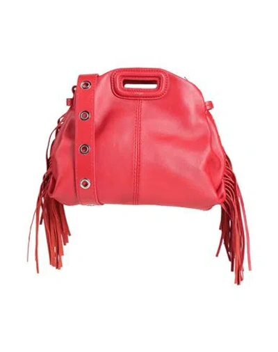 Maje Woman Handbag Red Size - Sheepskin