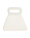 Maje Woman Handbag White Size - Cow Leather In White