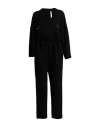 Maje Woman Jumpsuit Black Size 4 Acetate, Polyester In Black