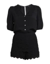 Maje Playsuit In Black