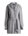 Maje Woman Jumpsuit Grey Size 6 Wool, Polyester, Elastane, Viscose In Grey