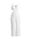 Maje Woman Jumpsuit Ivory Size 8 Polyester, Acetate, Elastane