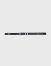 Maje Slim Belt With Diamanté Buckle In Black