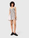 Maje Mini Embroidered Strap Dress