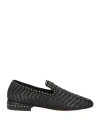 Maje Woman Loafers Black Size 8 Leather In Black