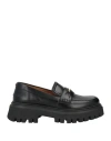 Maje Woman Loafers Black Size 7 Leather