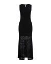 Maje Woman Maxi Dress Black Size 6 Polyamide, Elastane In Black