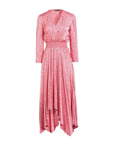Maje Woman Maxi Dress Pink Size 4 Viscose