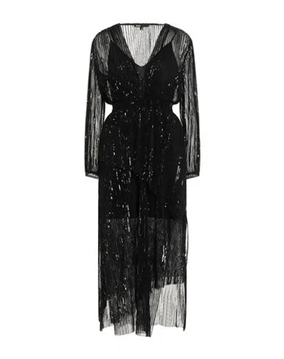 Maje Woman Midi Dress Black Size 4 Polyester