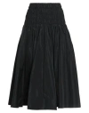 Maje Woman Midi Skirt Black Size 8 Polyester