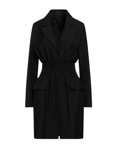 Maje Woman Mini Dress Black Size 6 Polyester, Wool, Viscose, Elastane
