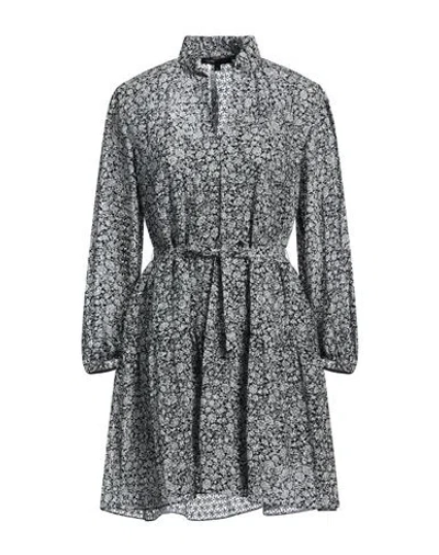 Maje Woman Mini Dress Black Size 8 Viscose, Polyamide