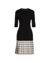 Maje Short Dresses In Black