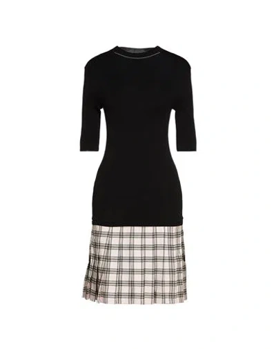 Maje Short Dresses In Black