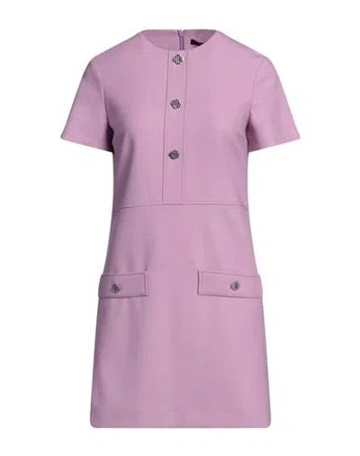 Maje Short Straight Dress In Parma Violet