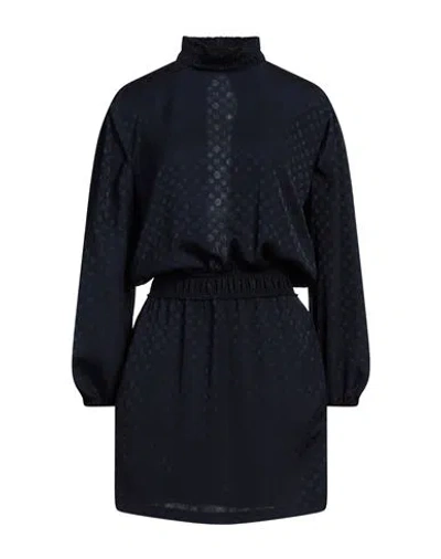 Maje Woman Mini Dress Midnight Blue Size 8 Polyester
