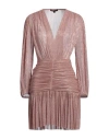Maje Woman Mini Dress Pink Size 10 Polyester, Polyamide, Elastane In Pink