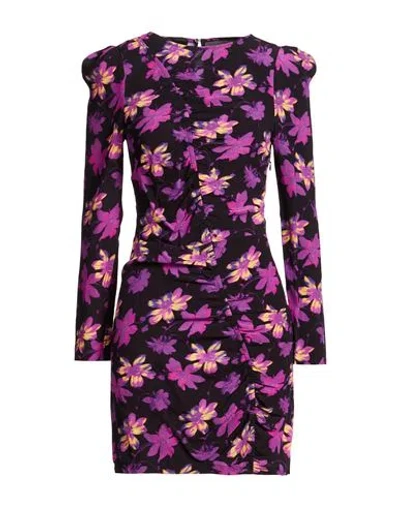 Maje Woman Mini Dress Purple Size 1 Viscose