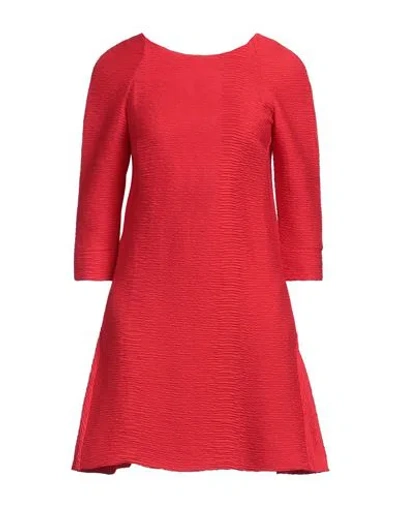Maje Woman Mini Dress Red Size 1 Viscose, Polyamide