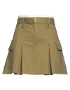 Maje Jinima Low-waisted Cargo Miniskirt In Beige
