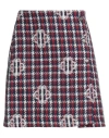 Maje Woman Mini Skirt Midnight Blue Size 8 Acrylic, Wool, Polyester, Polyamide, Cotton In Blue