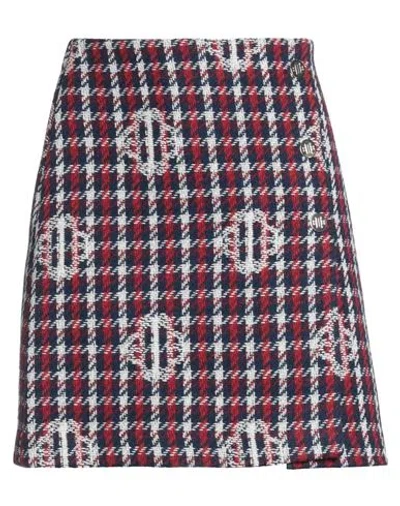 Maje Woman Mini Skirt Midnight Blue Size 8 Acrylic, Wool, Polyester, Polyamide, Cotton