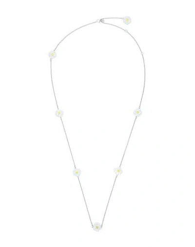 Maje Woman Necklace Silver Size - Brass, Glass