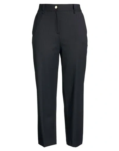 Maje Woman Pants Black Size 10 Polyester, Viscose, Wool, Elastane