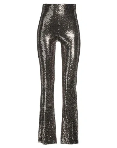 Maje Woman Pants Gold Size 8 Polyamide, Elastane, Polyester