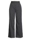 Maje Woman Pants Grey Size 8 Polyester, Viscose, Elastane In Black