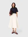 Maje Heavy Crepe Short Top In Multi