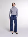 MAJE STRIPED TROUSERS