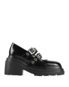 Maje Woman Pumps Black Size 8 Leather In Black