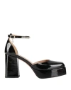 Maje Woman Pumps Black Size 8 Soft Leather