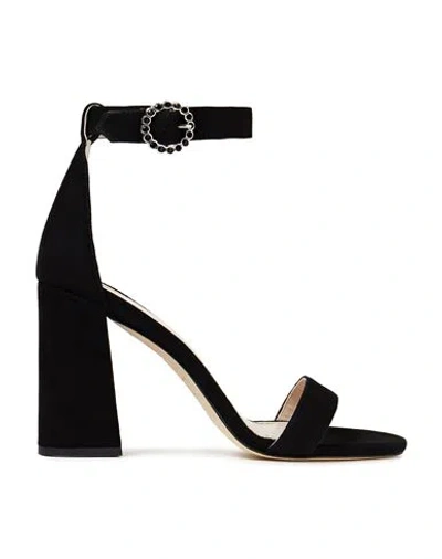 Maje Woman Sandals Black Size 6 Soft Leather