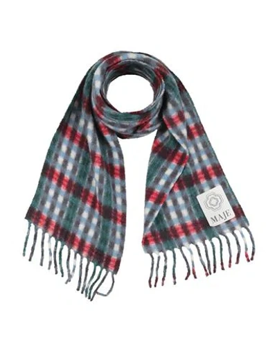 Maje Woman Scarf Light Grey Size - Alpaca Wool, Polyester, Wool In Gray