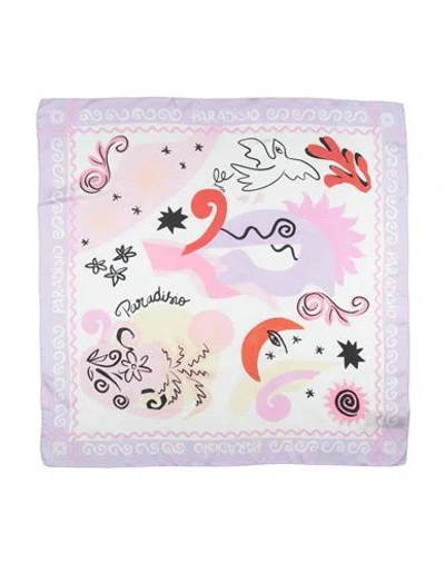 Maje Woman Scarf Lilac Size - Silk In Purple