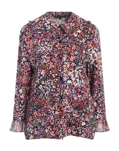 Maje Woman Shirt Black Size 1 Viscose, Silk
