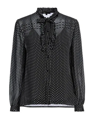 Maje Woman Shirt Black Size 4 Viscose