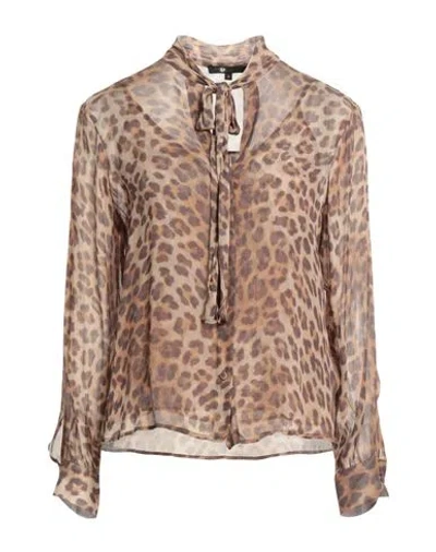 Maje Woman Shirt Sand Size 3 Viscose
