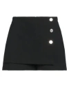 Maje Woman Shorts & Bermuda Shorts Black Size 8 Polyester, Viscose, Elastane In Black