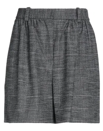 Maje Woman Shorts & Bermuda Shorts Grey Size 8 Viscose, Polyester, Elastane