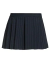 Maje Woman Shorts & Bermuda Shorts Navy Size 8 Wool, Polyester, Elastane In Blue
