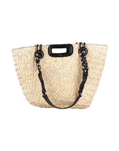 Maje Woman Shoulder Bag Black Size - Textile Fibers In Black