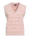 Maje Woman Sweater Beige Size 3 Wool, Polyamide In Pink