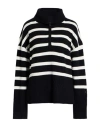 Maje Woman Sweater Black Size 3 Cashmere, Polyester, Elastane In Black