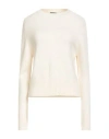 Maje Woman Sweater Ivory Size 3 Cashmere, Polyester, Elastane In White