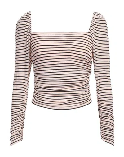 MAJE MAJE WOMAN SWEATER LIGHT PINK SIZE 3 ACETATE, VISCOSE, ELASTANE